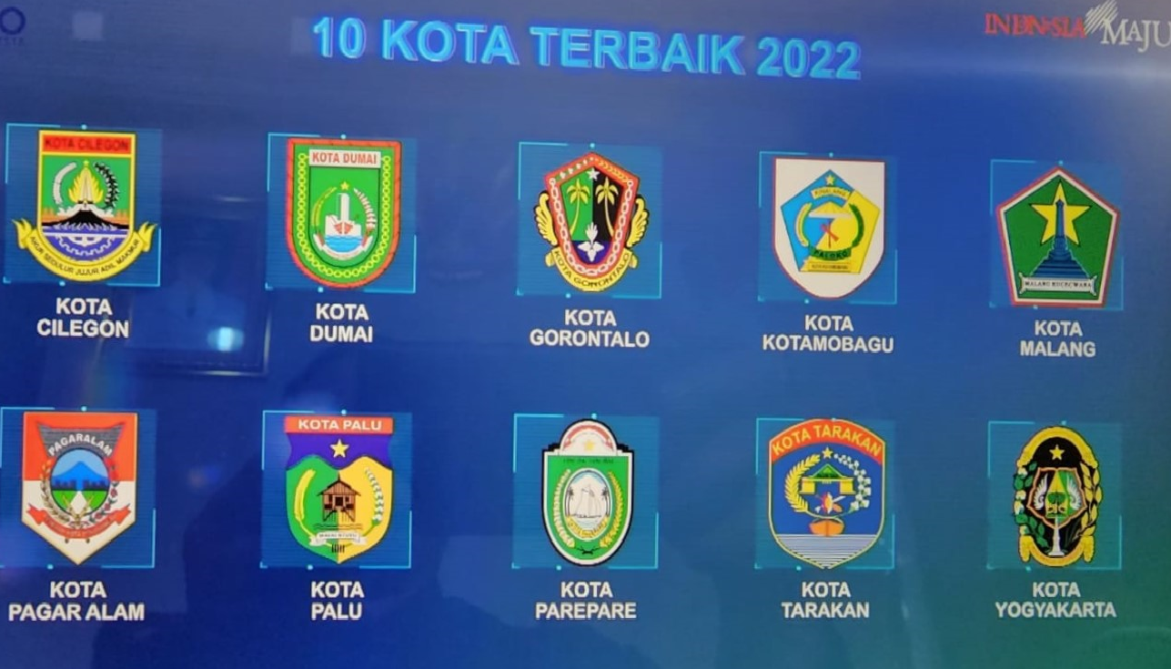 Kota Tarakan Masuk 10 Besar Penghargaan Pembangunan Daerah Tahun 2022