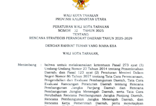 Rencana Strategis Perangkat Daerah Tahun 2025-2029