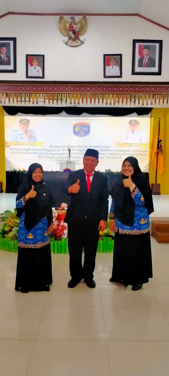 Dua Pegawai Bappeda Litbang Kota Tarakan Resmi Dilantik