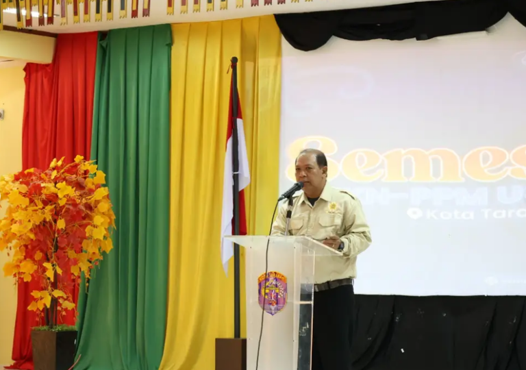 Kepala Bappeda Litbang Kota Tarakan Mengahdiri Perpisahan Mahasiswa KKN-PPM UGM